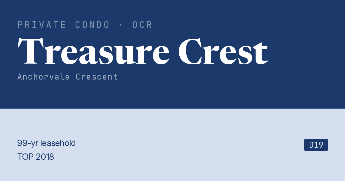Treasure Crest Resale | Price, Transactions, Rental & Analysis
