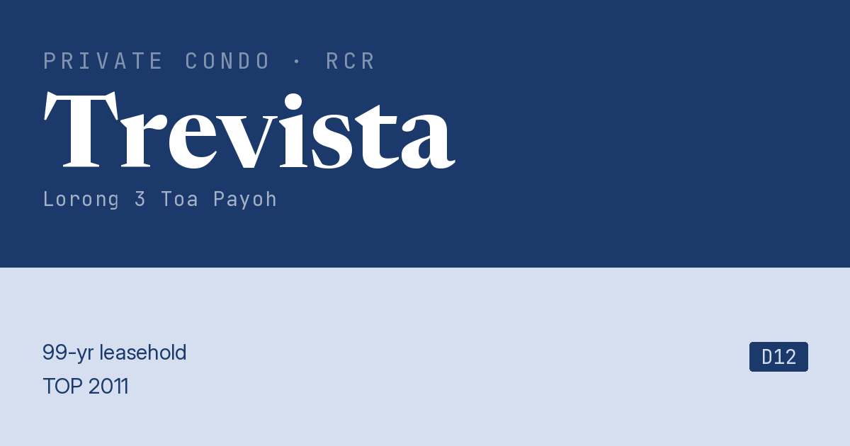 Trevista Resale | Price, Transactions, Rental & Analysis