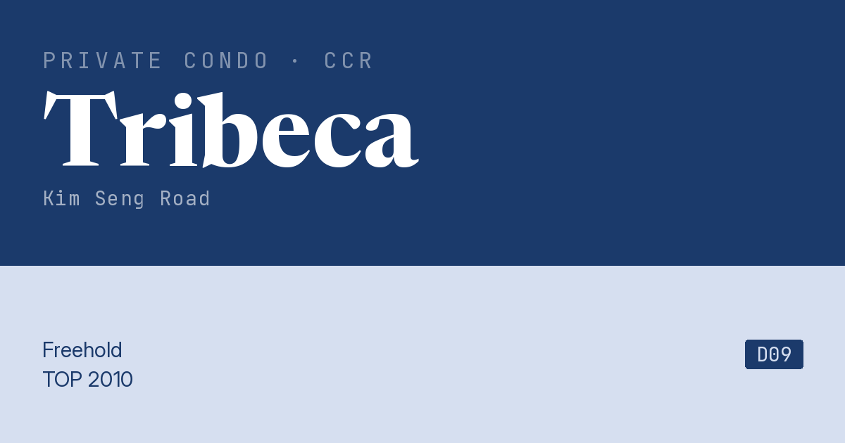 Tribeca Resale | Price, Transactions, Rental & Analysis