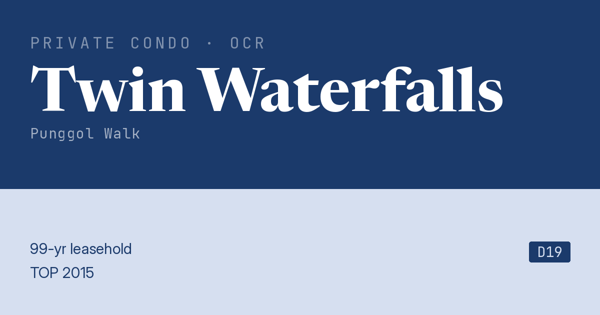 Twin Waterfalls Resale | Price, Transactions, Rental & Analysis