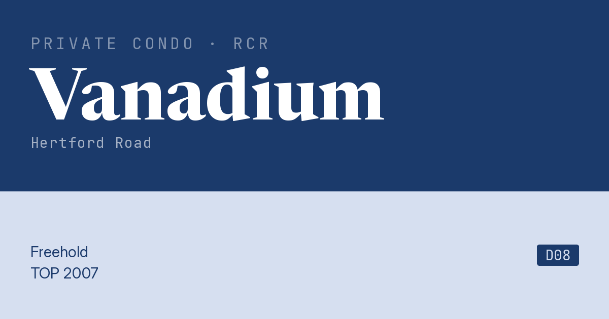 Vanadium Resale | Price, Transactions, Rental & Analysis