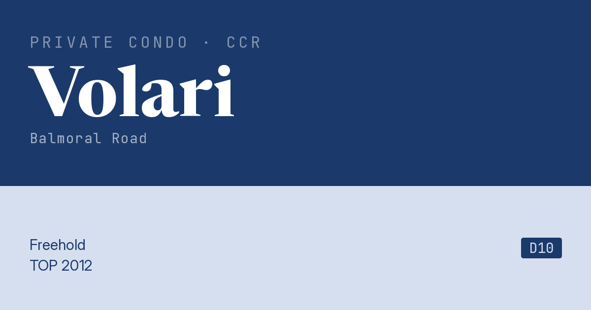 Volari Resale | Price, Transactions, Rental & Analysis
