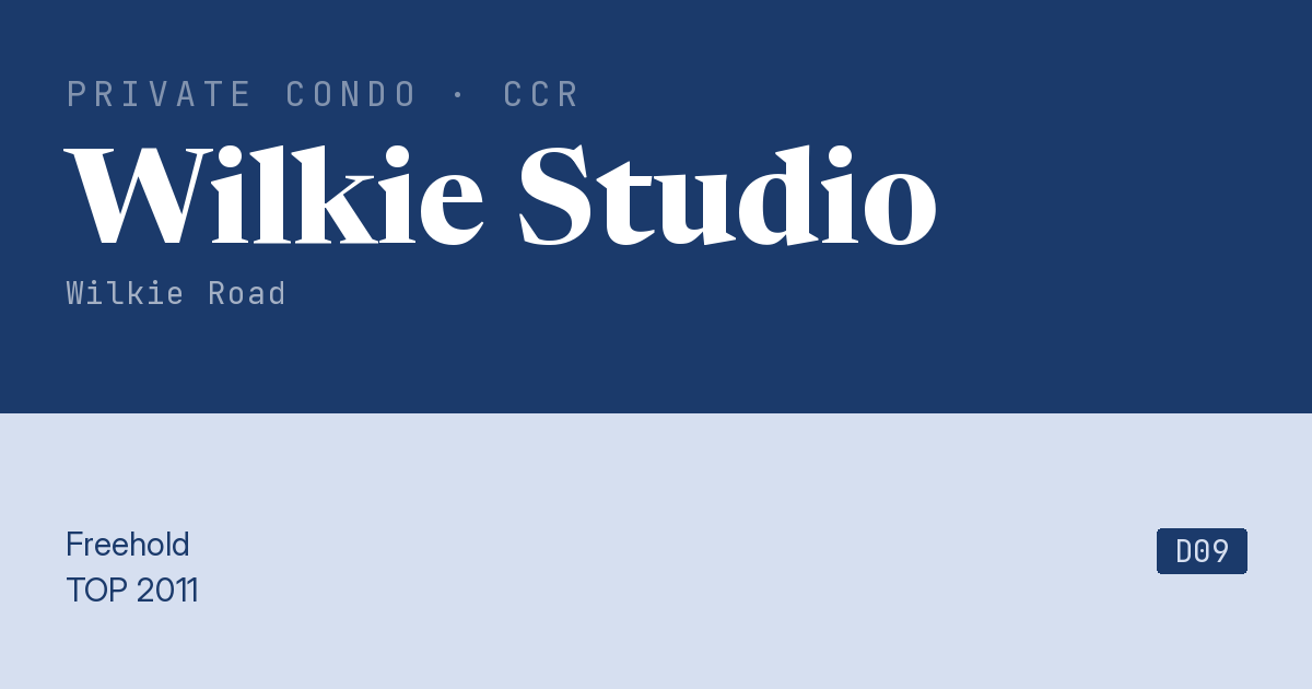 Wilkie Studio Resale | Price, Transactions, Rental & Analysis