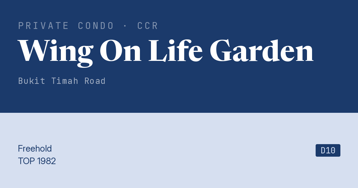 Wing On Life Garden Resale | Price, Transactions, Rental & Analysis