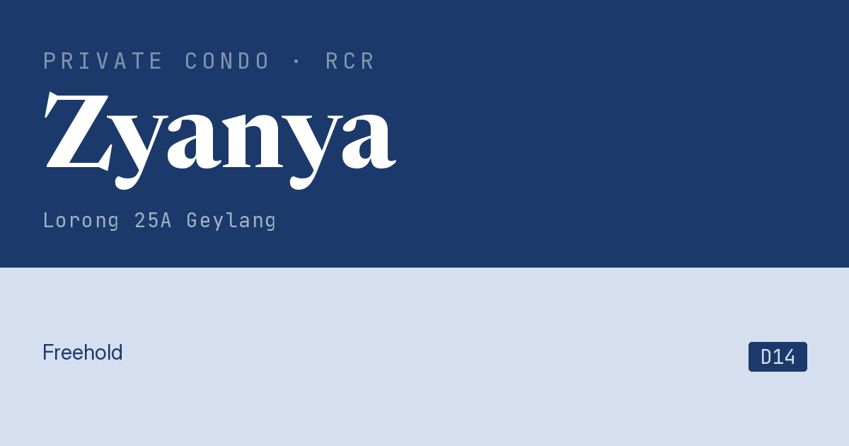 Zyanya Resale | Price, Transactions, Rental & Analysis