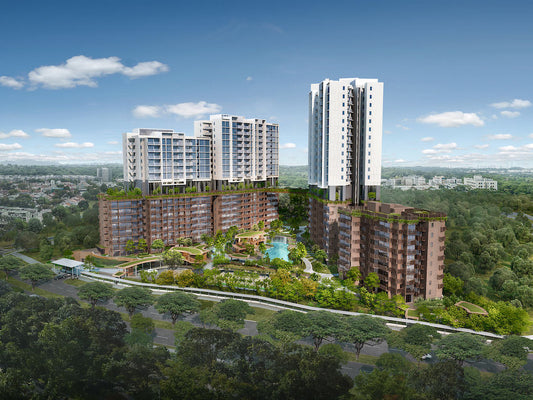 Artist's impression of the 598-unit Lentor Hills Residences Hong Leong Holdings Singapore New Launch Condo