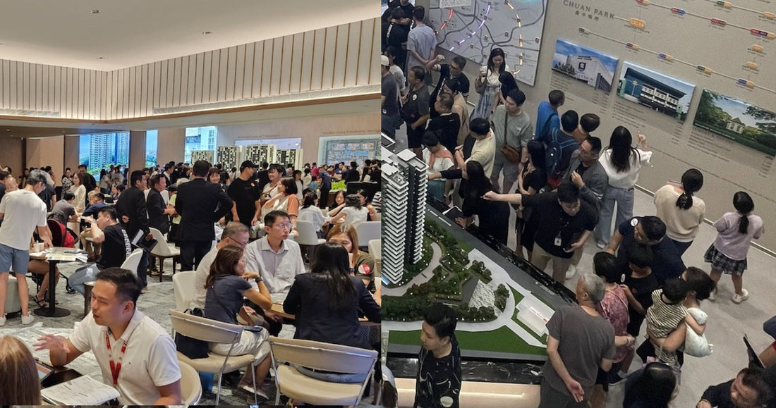 Singapore's New Launch Market Stays Hot: Crowds Flock to Chuan Park and Emerald of Katong