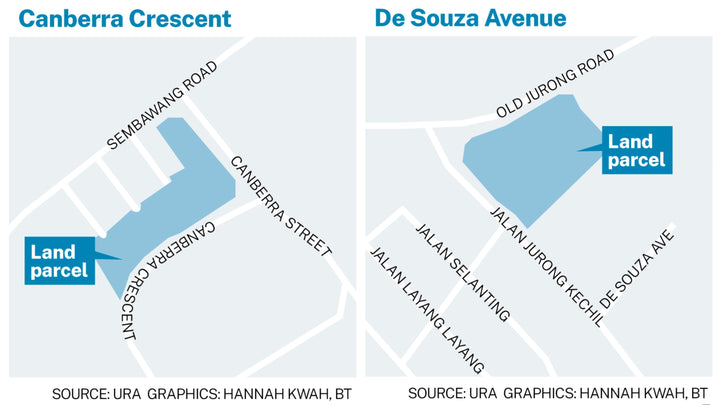 Tenders Launched for GLS Sites at Canberra Crescent and De Souza Avenue