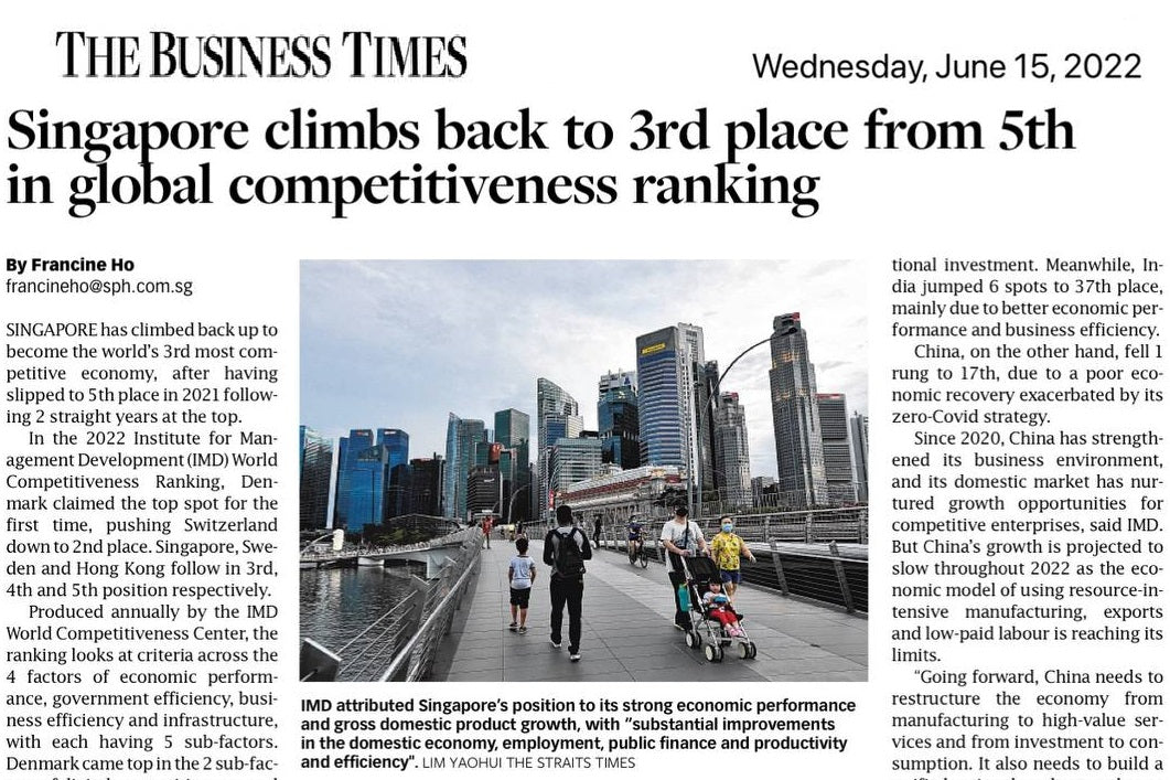 Singapore's Global Competitiveness