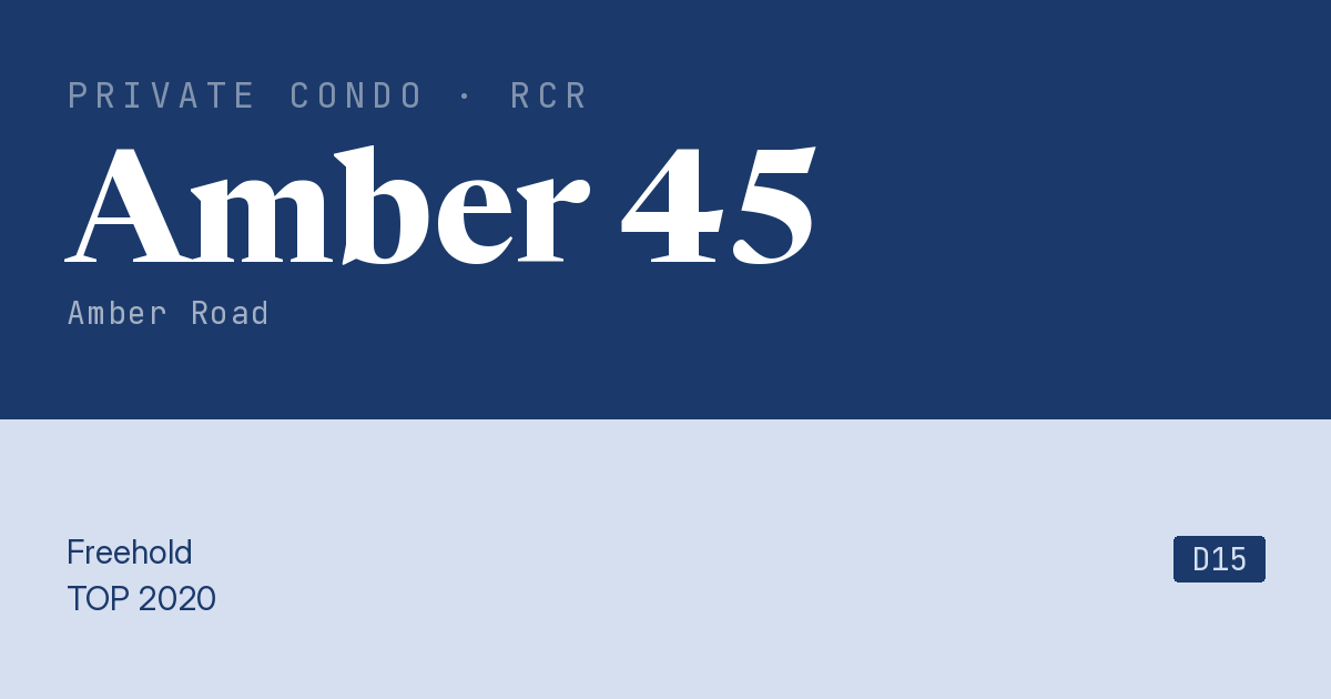 Amber 45 Resale | Price, Transactions, Rental & Analysis