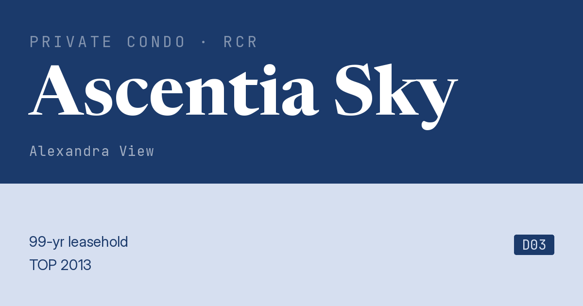 Ascentia Sky Resale | Price, Transactions, Rental & Analysis