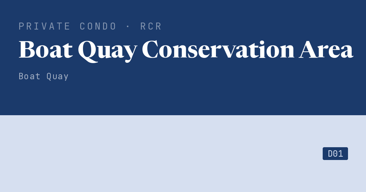 Boat Quay Conservation Area Resale | Price, Transactions, Rental & Analysis