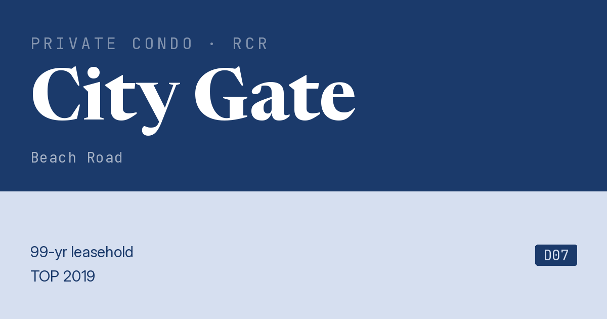 City Gate Resale | Price, Transactions, Rental & Analysis