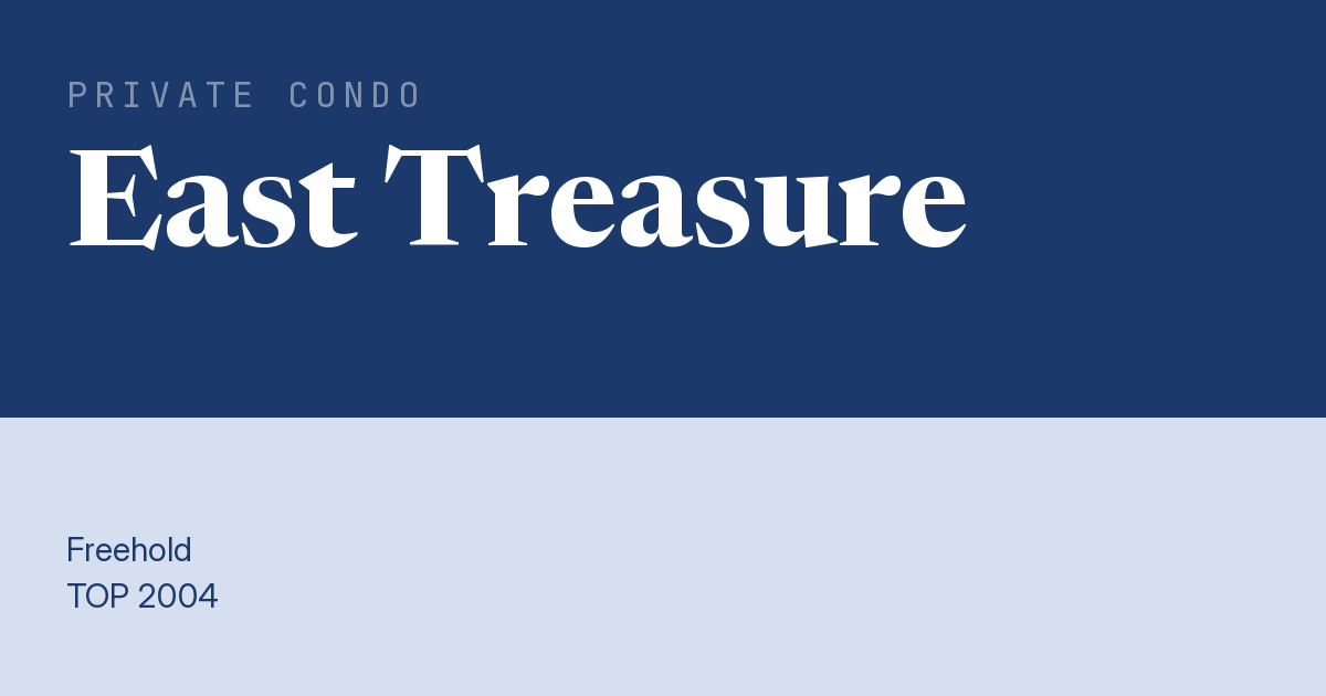 East Treasure Resale | Price, Transactions, Rental & Analysis