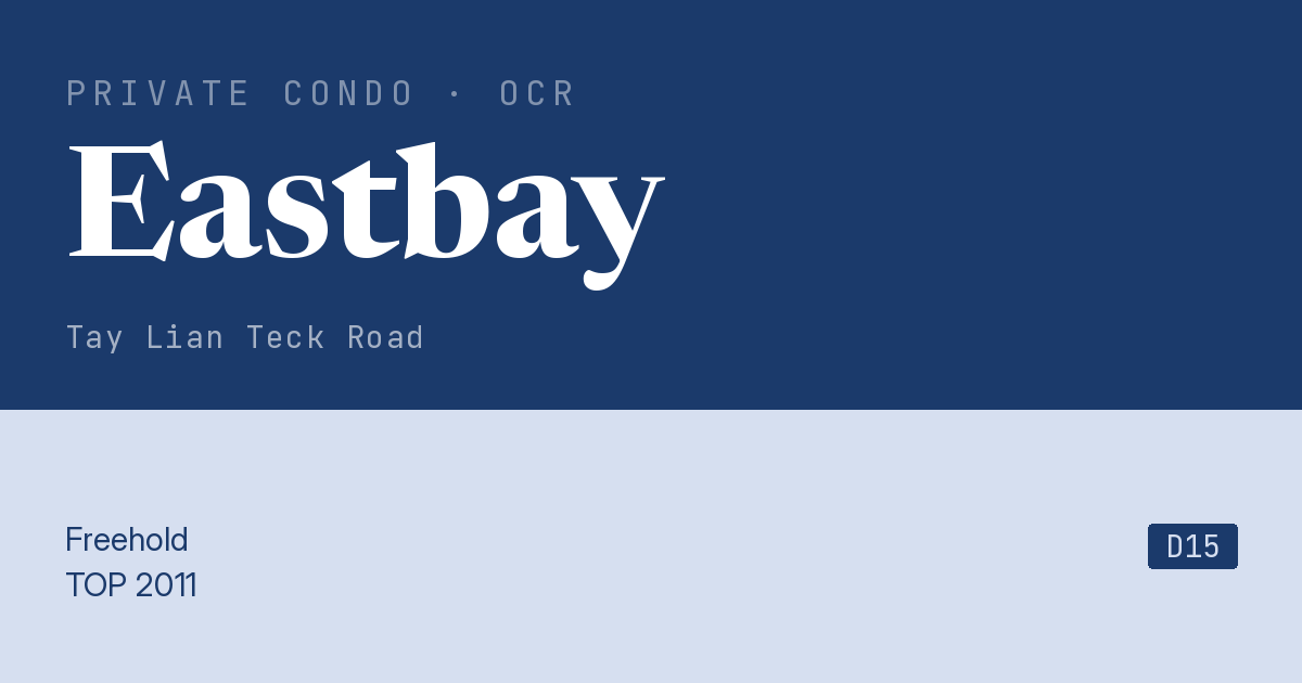 Eastbay Resale | Price, Transactions, Rental & Analysis