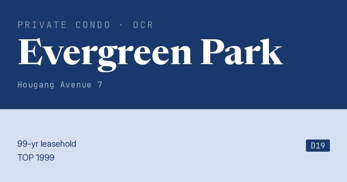 Evergreen Park Resale | Price, Transactions, Rental & Analysis