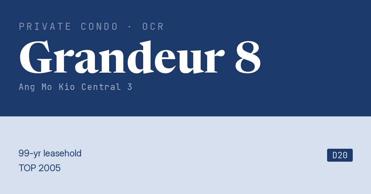 Grandeur 8 Resale | Price, Transactions, Rental & Analysis