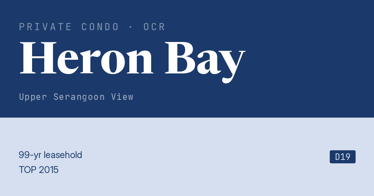 Heron Bay Resale | Price, Transactions, Rental & Analysis