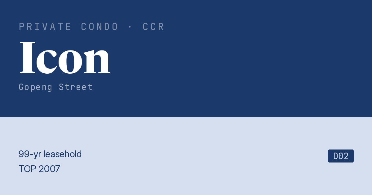 Icon Resale | Price, Transactions, Rental & Analysis