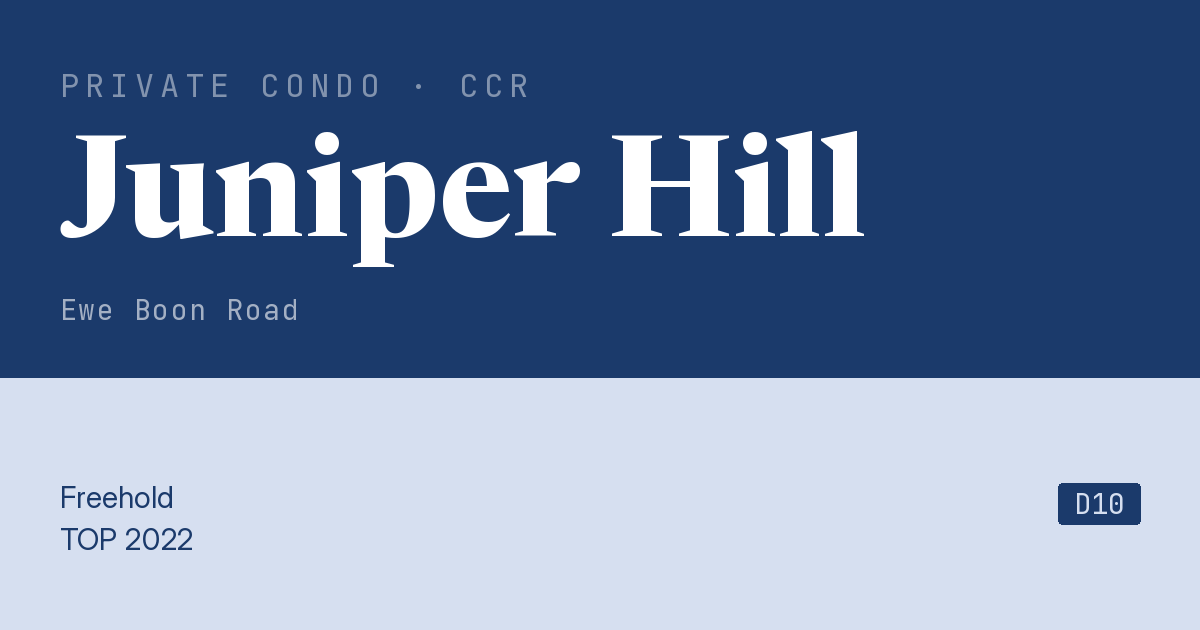 Juniper Hill Resale | Price, Transactions, Rental & Analysis