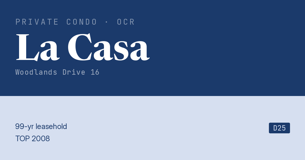 La Casa Resale | Price, Transactions, Rental & Analysis