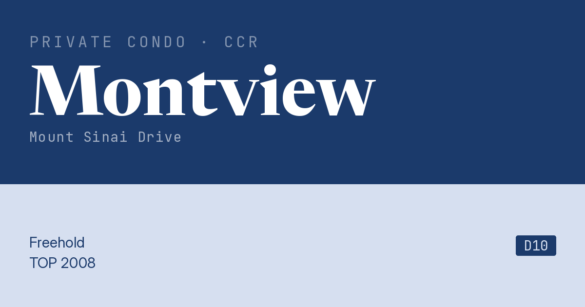 Montview Resale | Price, Transactions, Rental & Analysis