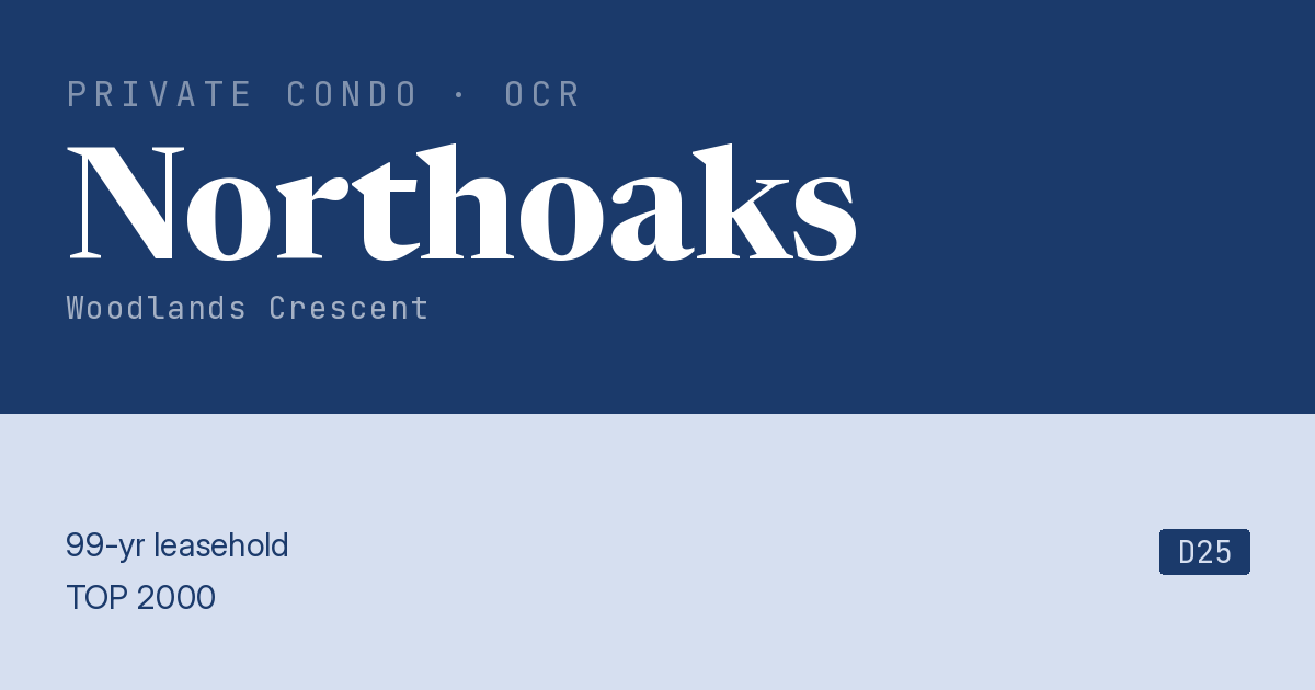 Northoaks Resale | Price, Transactions, Rental & Analysis