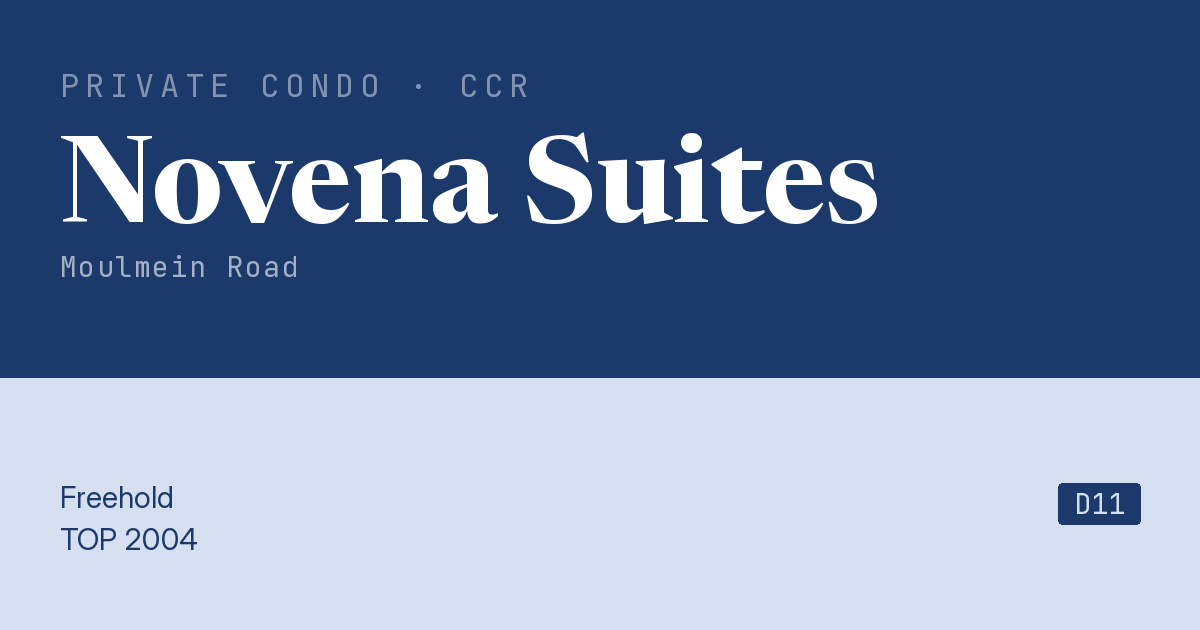 Novena Suites Resale | Price, Transactions, Rental & Analysis