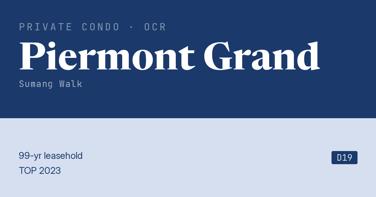 Piermont Grand Resale | Price, Transactions, Rental & Analysis