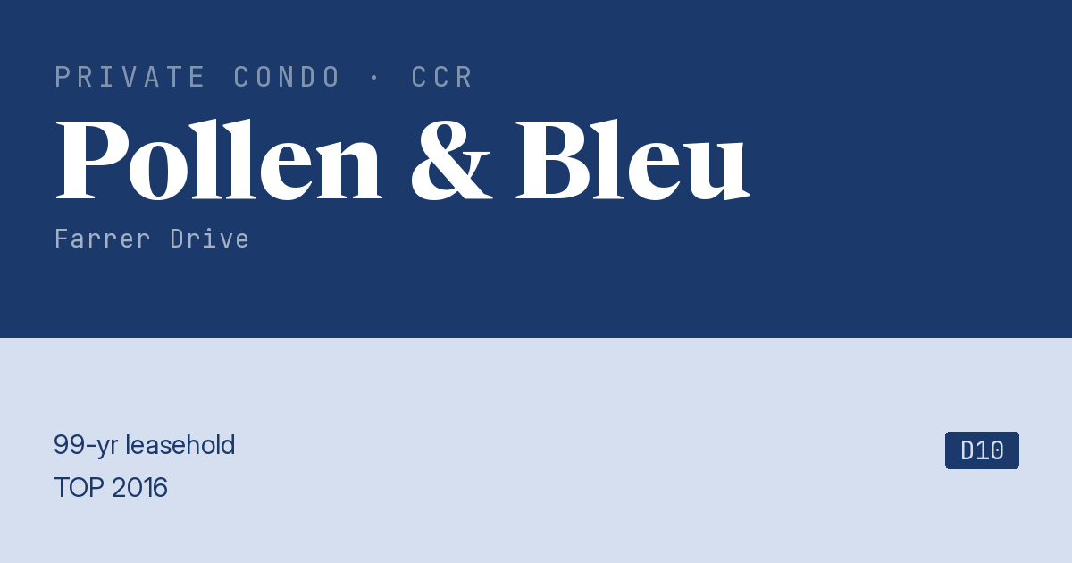 Pollen & Bleu Resale | Price, Transactions, Rental & Analysis