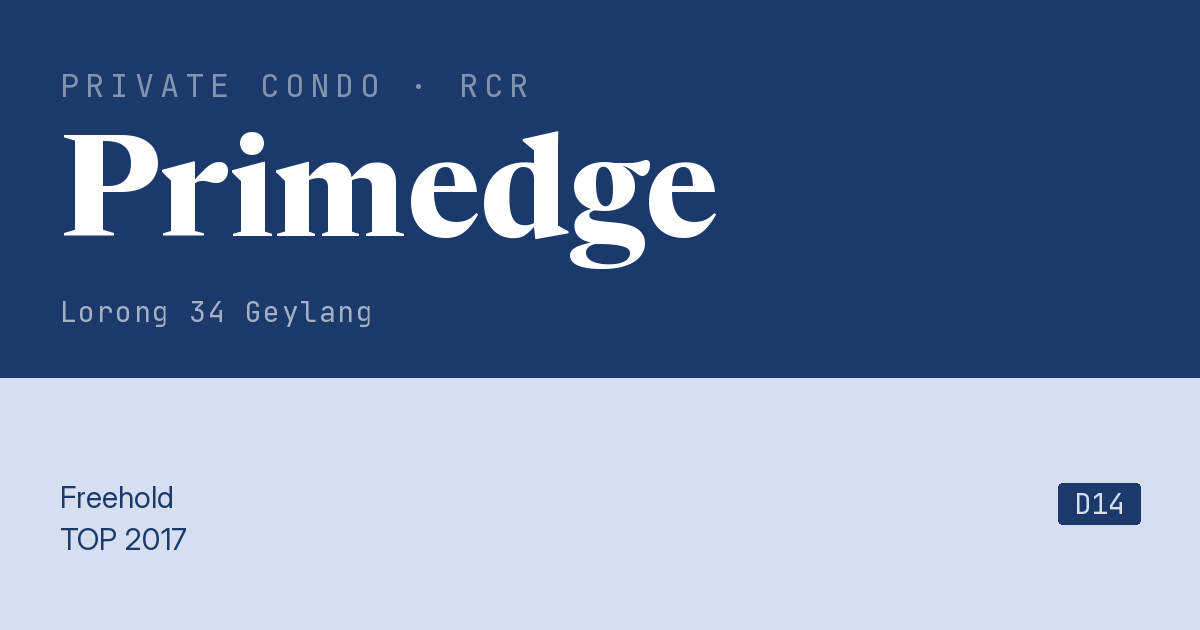 Primedge Resale | Price, Transactions, Rental & Analysis