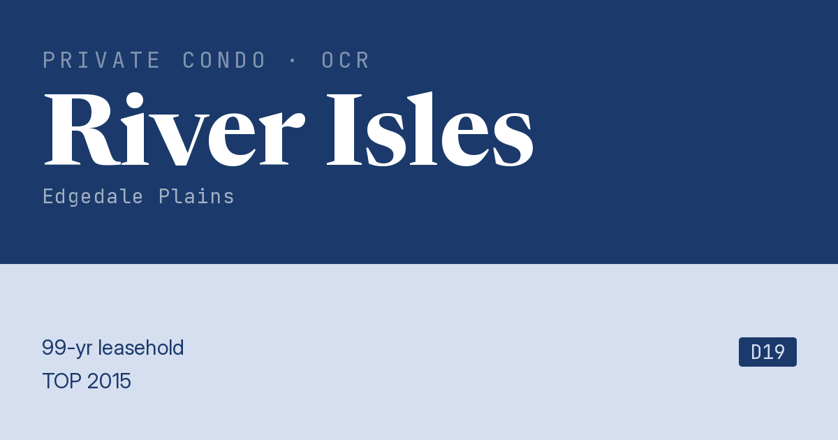 River Isles Resale | Price, Transactions, Rental & Analysis