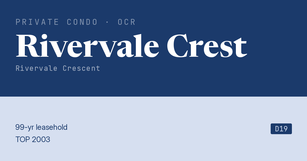 Rivervale Crest Resale | Price, Transactions, Rental & Analysis