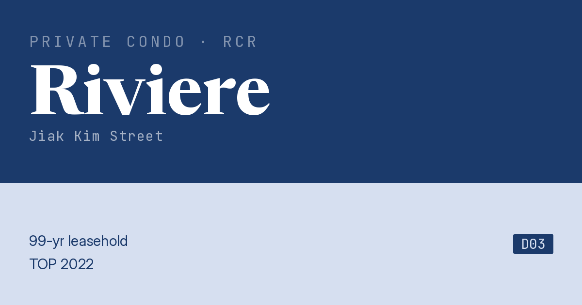 Riviere Resale | Price, Transactions, Rental & Analysis