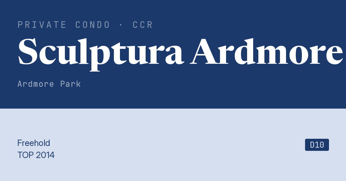Sculptura Ardmore Resale | Price, Transactions, Rental & Analysis