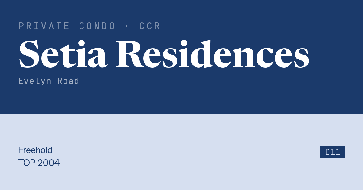 Setia Residences Resale | Price, Transactions, Rental & Analysis