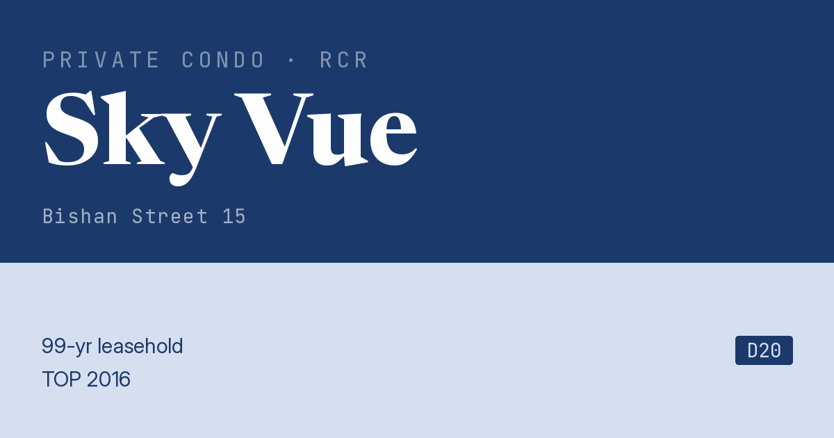 Sky Vue Resale | Price, Transactions, Rental & Analysis