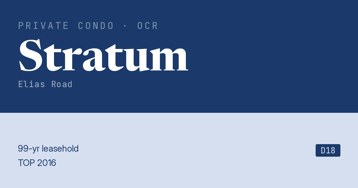 Stratum Resale | Price, Transactions, Rental & Analysis