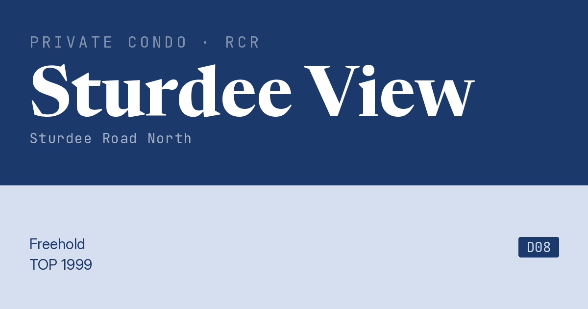 Sturdee View Resale | Price, Transactions, Rental & Analysis