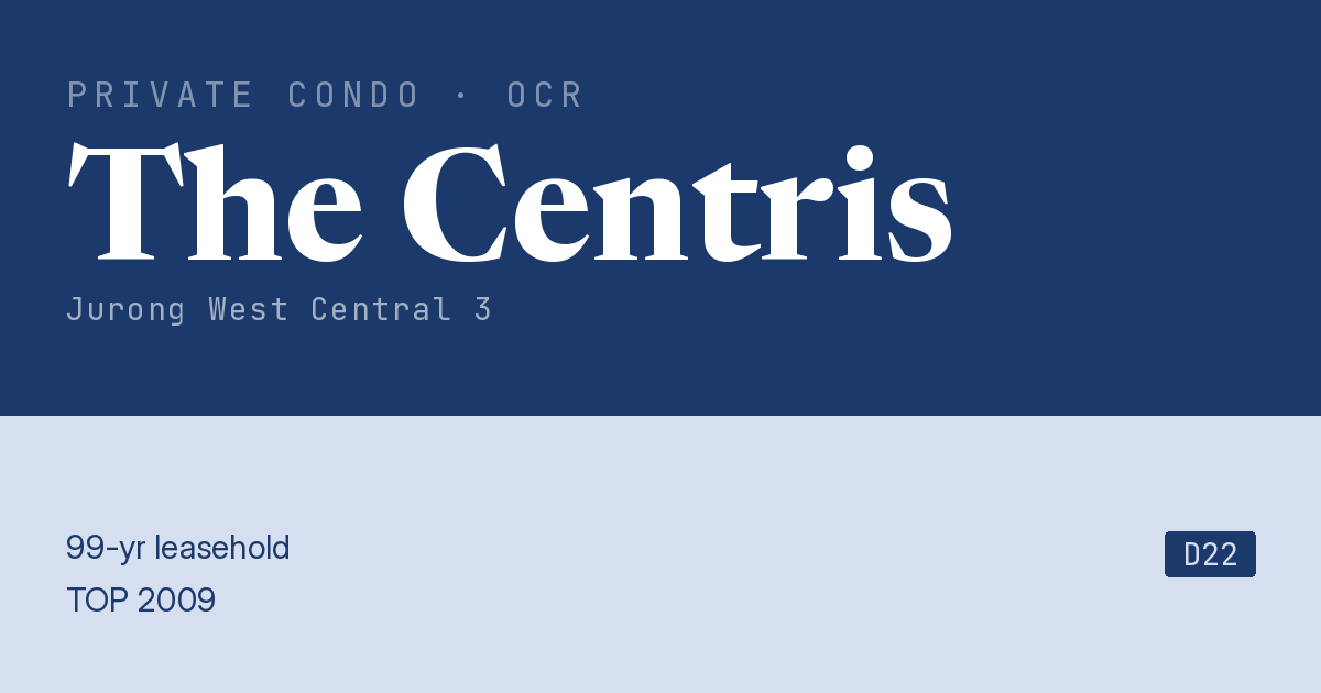The Centris Resale | Price, Transactions, Rental & Analysis