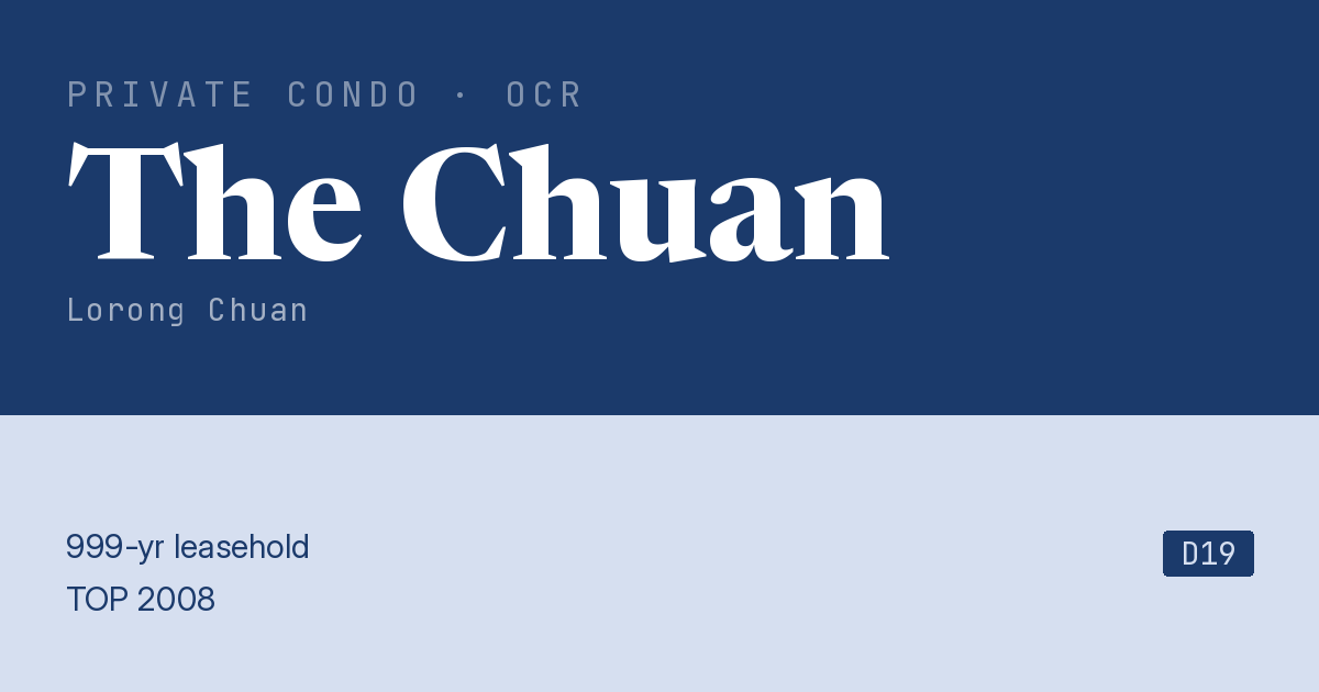 The Chuan Resale | Price, Transactions, Rental & Analysis