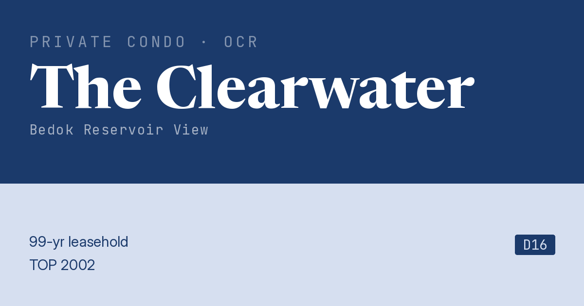 The Clearwater Resale | Price, Transactions, Rental & Analysis