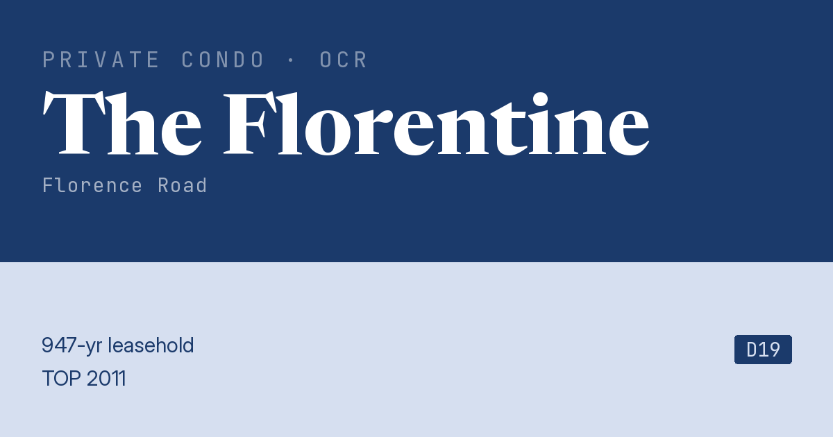 The Florentine Resale | Price, Transactions, Rental & Analysis