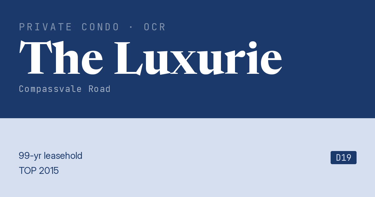 The Luxurie Resale | Price, Transactions, Rental & Analysis