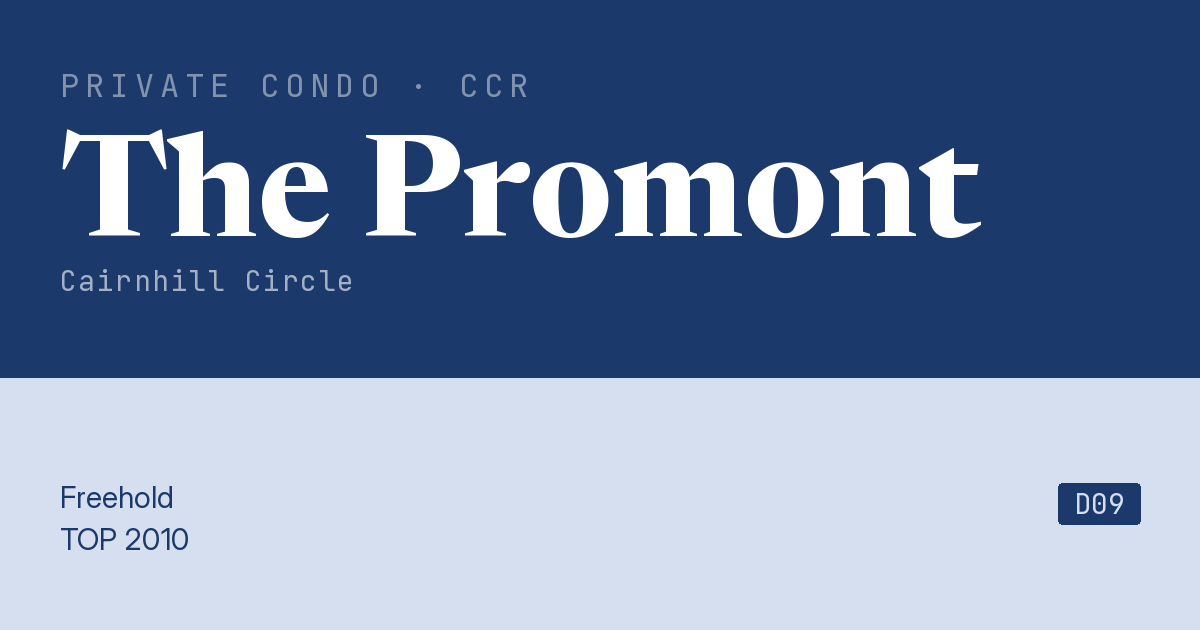 The Promont Resale | Price, Transactions, Rental & Analysis