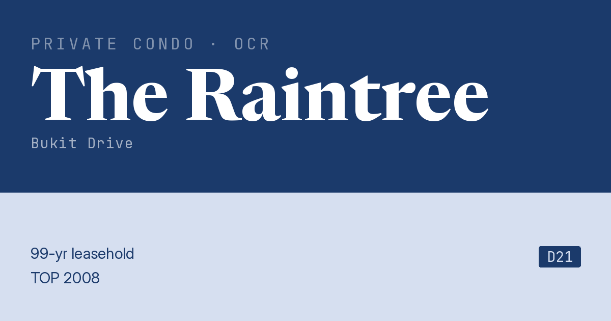 The Raintree Resale | Price, Transactions, Rental & Analysis