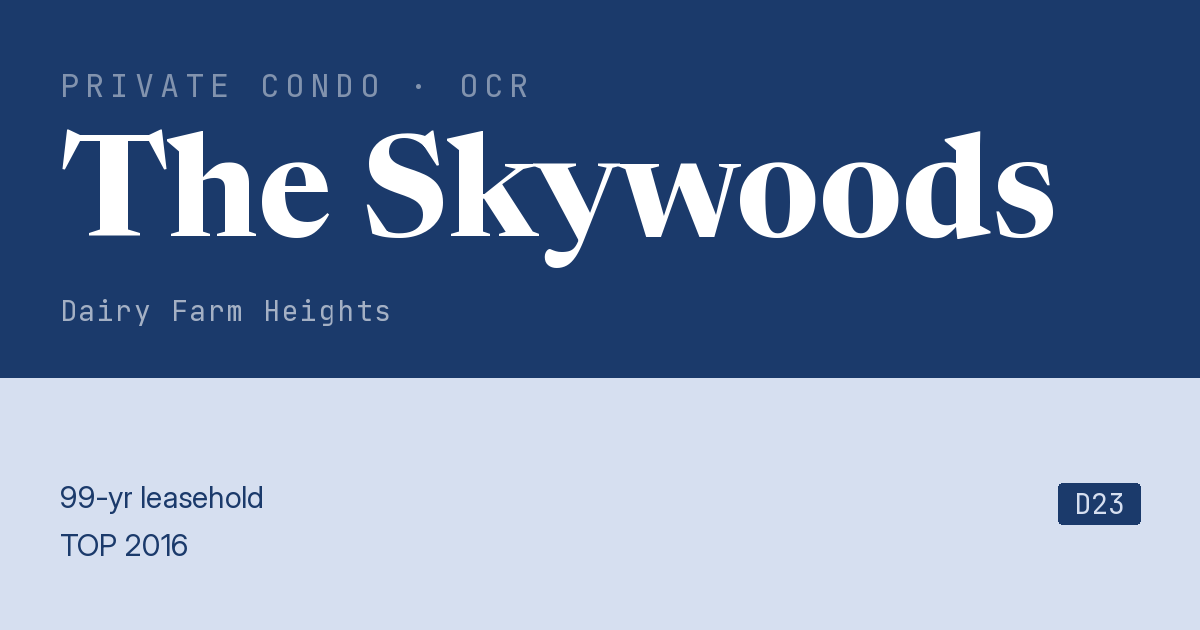 The Skywoods Resale | Price, Transactions, Rental & Analysis