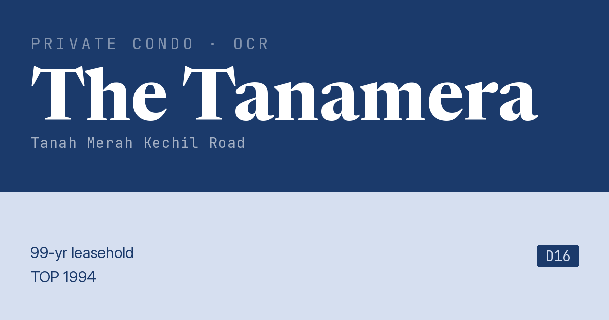 The Tanamera Resale | Price, Transactions, Rental & Analysis