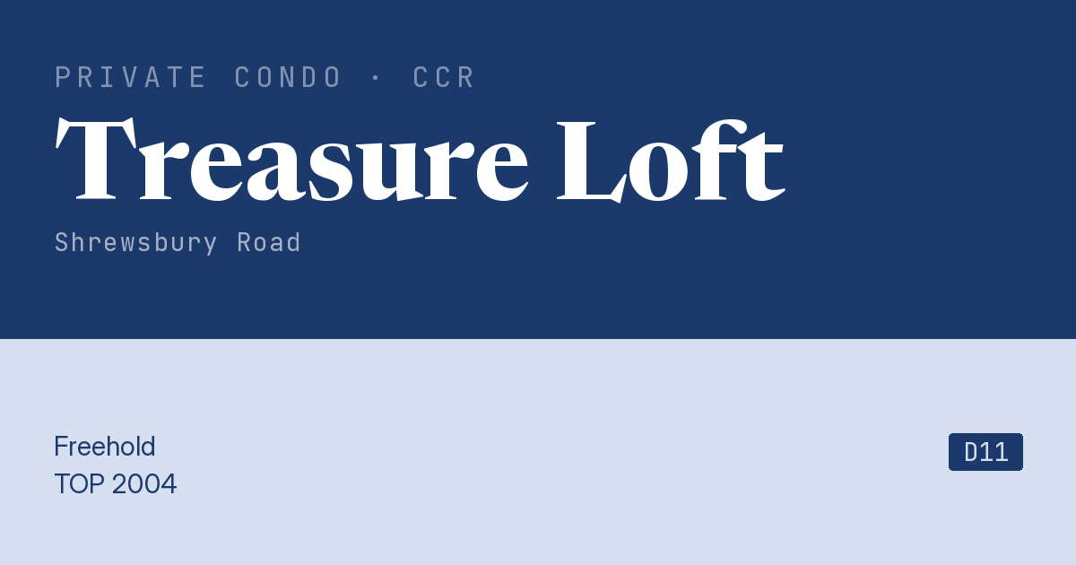 Treasure Loft Resale | Price, Transactions, Rental & Analysis