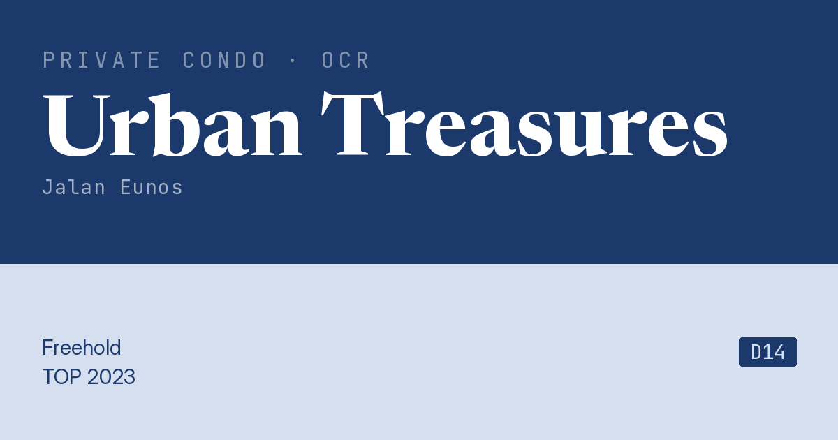 Urban Treasures Resale | Price, Transactions, Rental & Analysis